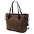 Borsa Tote Neverfull PM in Damier Ebene marrone Louis Vuitton - vista 2