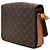 Borsa a tracolla marrone Louis Vuitton Monogram Cartouchiere GM - vista 2