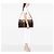 Borsa da viaggio marrone Louis Vuitton Monogram Keepall Bandouliere 55 - vista 7
