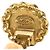 Orecchini a cerchio Chanel CC placcati oro D'oro - vista 3