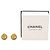 Orecchini a cerchio Chanel CC placcati oro D'oro - vista 4