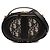 Borsa a tracolla CD Oval in pelle nera e tela Oblique Dior Nero