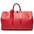 Borsa da viaggio Louis Vuitton Epi Keepall 45 rossa Rosso