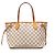Borsa Tote Louis Vuitton Damier Azur Neverfull PM bianca Bianco