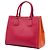 Borsa Prada Bicolor Saffiano Lux Arancione - vista 2