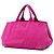 Borsa Tote e Satchel in tela Canapa rosa con logo Prada - vista 2