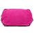 Borsa Tote e Satchel in tela Canapa rosa con logo Prada - vista 3