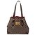 Borsa Tote Louis Vuitton Damier Ebene Hampstead MM marrone