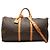 Borsa da viaggio marrone Louis Vuitton Monogram Keepall Bandouliere 60