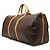 Borsa da viaggio marrone Louis Vuitton Monogram Keepall Bandouliere 60 - vista 2
