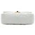 Borsa Chanel 19 in agnello bianco, misura Medium - vista 3