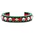 Bracciale Cuff Web Bee in Resina e Strass Rosso Gucci