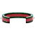 Bracciale Cuff Web Bee in Resina e Strass Rosso Gucci - vista 3