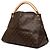 Borsa Hobo Louis Vuitton Monogram Artsy MM marrone - vista 2