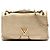 Borsa a tracolla Louis Vuitton Cuir Plume Ecume Metallic Gold Very Chain Bag D'oro