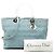 Lady Dior Satchel aus blauem Denim, Cannage, Acrylgriffe, Größe Large - Ansicht 8