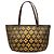 Tote Roll Perforated Zucca Spalmati Small Marrone Fendi