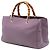 Bamboo Borsa shopper Gucci Medium in pelle di vitello viola con manico in bambù Porpora - vista 2