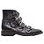 Botines negros Givenchy con hebilla de efecto cocodrilo Size 36
