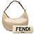 Kleiner Fendi Fendigraphy Hobo aus Leder in Beige - Ansicht 8