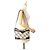 Borsa a tracolla in tela Burberry Nova Check beige - vista 12