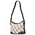 Borsa a tracolla in tela Burberry Nova Check beige - vista 2