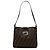 Borsa a tracolla in tela Zucca marrone Fendi
