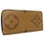 Cartera larga Zippy Monogram Giant Reverse marrón Louis Vuitton Castaño - vista 3