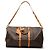 Borsa da viaggio marrone Louis Vuitton Monogram Keepall Bandouliere 55