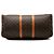 Borsa da viaggio marrone Louis Vuitton Monogram Keepall Bandouliere 55 - vista 3