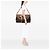 Borsa da viaggio marrone Louis Vuitton Monogram Keepall Bandouliere 55 - vista 7