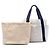 Borsa pannolini Hermès Toile Cabriole bianca Bianco - vista 7