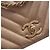 Borsa a tracolla Chanel Medium Chevron Iridescent Caviar oro D'oro - vista 6