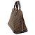 Borsa Louis Vuitton Alma PM in Damier Ebene marrone - vista 2