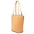 Tote in pelle Burberry color tan Cammello - vista 2