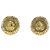 Orecchini a clip Rue Cambon Medallion placcati oro Gold Chanel D'oro