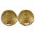 Orecchini a clip Rue Cambon Medallion placcati oro Gold Chanel D'oro - vista 2