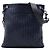 Borsa a tracolla in nappa intrecciato blu Bottega Veneta