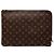 Clutch Louis Vuitton Monogram Etui Voyage MM Marrone