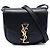 Piccola borsa a tracolla Kaia in pelle nera con monogramma Saint Laurent Nero