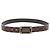 Cintura Louis Vuitton Inventeur Damier Ebene Medium Marrone