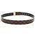 Cintura Louis Vuitton Inventeur Damier Ebene Medium Marrone - vista 2
