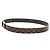 Cintura Louis Vuitton Inventeur Damier Ebene Medium Marrone - vista 3