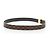 Cintura Louis Vuitton Inventeur Damier Ebene Medium Marrone - vista 4