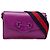 Borsa a tracolla Gucci Mini Leather Horsebit 1955 Web viola Porpora