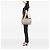Borsa satchel Prada Vitello Daino Canapa Logo Frame grigia Grigio - vista 6