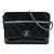 Borsa a tracolla Chanel CC in agnello trapuntato nero