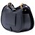 Borsa a tracolla Fendi Nano Leather FF C mon nera Nero - vista 2