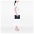 Clutch Chanel Medium in agnello trapuntato blu con doppia cucitura O Case - vista 5