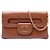 Borsa DiorDouble Chain in pelle di vitello marrone Dior Medium